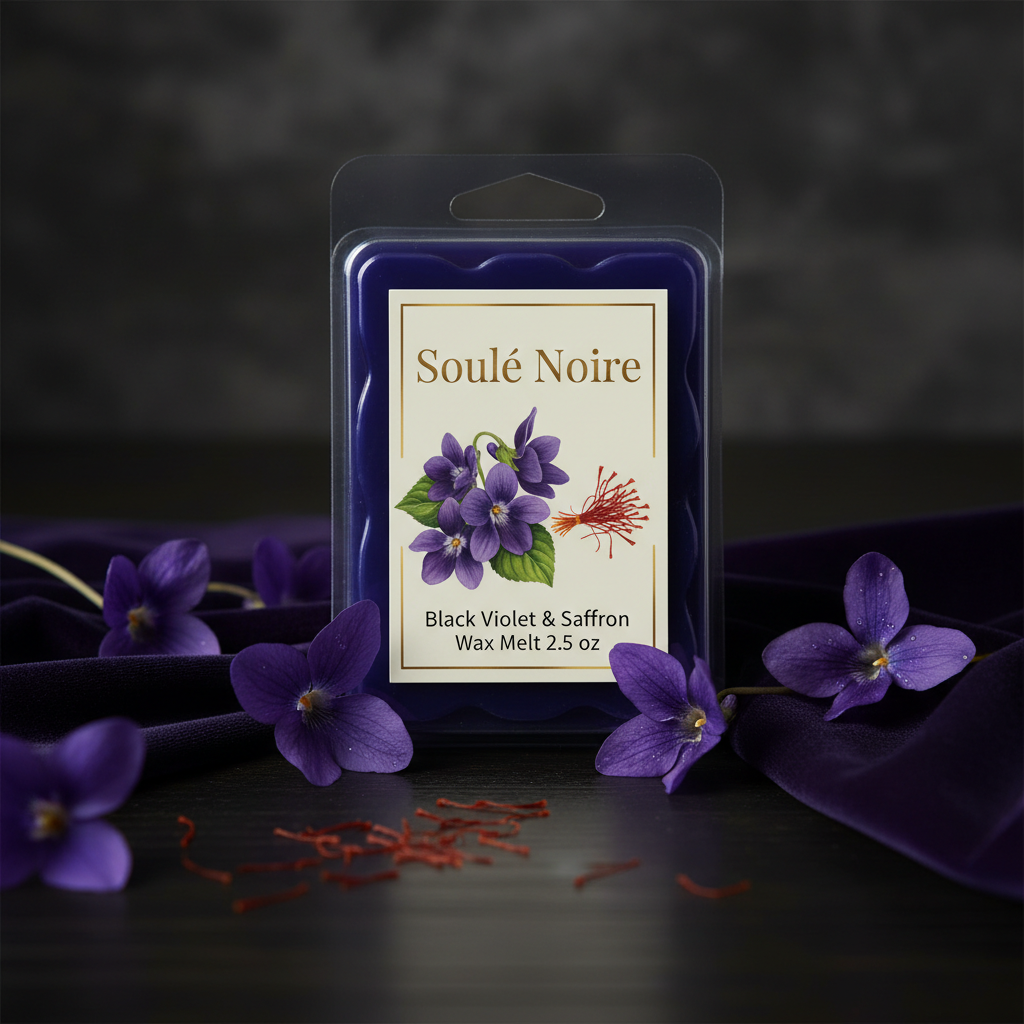 Black Violet & Saffron Wax Melt