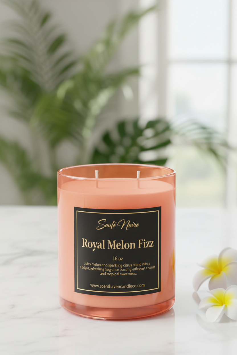 Soulé Noire Royal Melon Fizz Coral Peach Jar